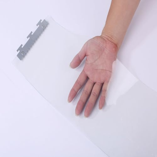 Eleeonora Tendas a Strisce in Plastica,Spessore 1.8 mm,Kit Industriale della Tendas della Striscia,Tendes Verticali PVC Trasparente,Morbido e Flessibile,per Magazzini,fabbriche,supermercati