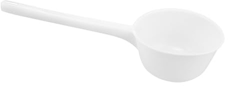 Hemobllo Cucharón de Agua con Mango Cazo de Plástico Grande para Cocina Baño y Jardín Cucharón Versátil para Uso Doméstico Antisalpicaduras Fácil Limpieza