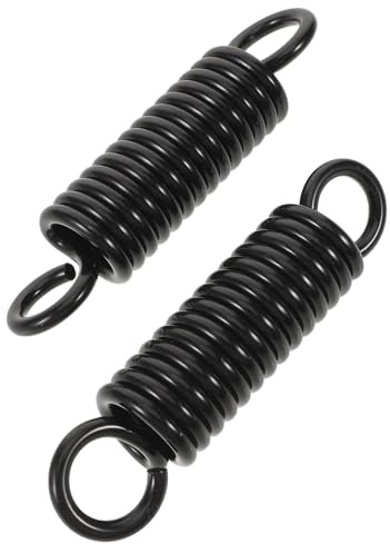 AKOOSY 2 Piezas Resortes para Columpio de Porche Muelles de Suspensión de Acero Carbono Resistentes para Hamacas y Sillas Colgantes al Aire Amortiguadores de Choque para Uso Seguro
