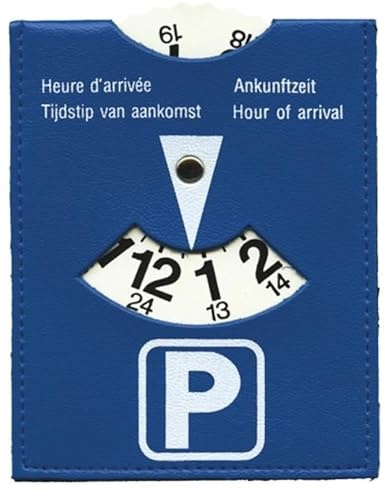 Generico Blue Cardboard Parking Disc Car Now PVC
