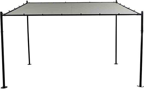 Siena Garden Pavillon LEVINO 300x400 cm anthrazit/hellgrau