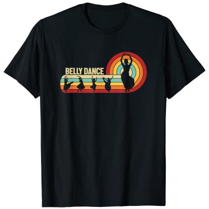 Retro Belly Dance Shimmy Orientalischer Tanz Bauchtänzer T-Shirt
