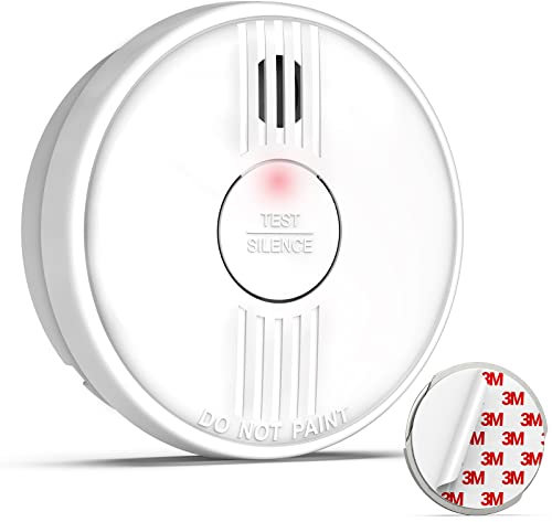 Putogesafe Smoke Alarm for Home, Smoke Detector with 10-year Service Life/ 1-year replaceable Battery, Fire Alarm Battery Operated, Conforms to EN 14604 Standard, photoelectric Smoke Detector,1 pcs