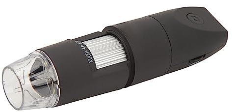 Tragbares Handheld-Elektronenmikroskop, Kabelloses Digitalmikroskop, 50X-1000X 1920x1080P 8LED-Leuchten USB-WLAN-Wireless-Digitalmikroskop für Handys, Laptops