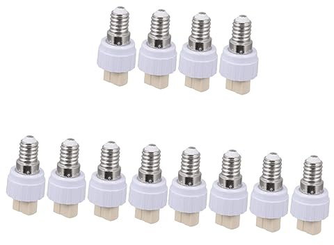 DOITOOL 12 Pcs E14 A G9 Supporto Della Lampada Adattatore Del Supporto Della Lampada Convertitori Di Lampadina Convertitori Di Adattatore Della Lampadina A LED Convertitore Di