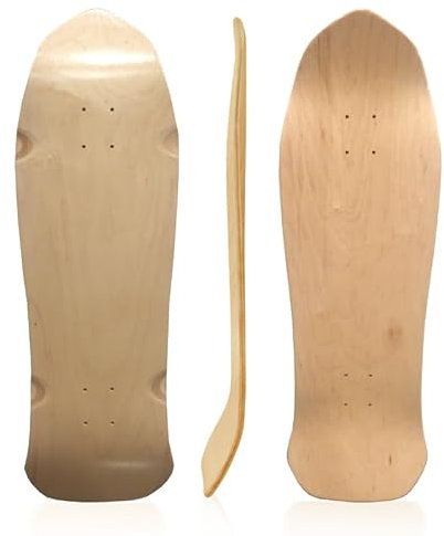 OEM Old School Skateboard Shape Maple Deck Board 9.85x31.10 Ajime