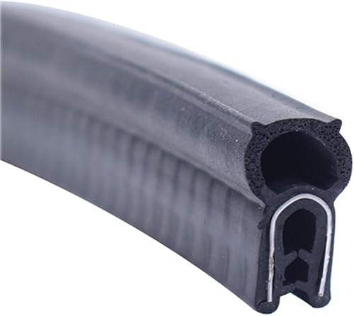 kantenschutz für Blech u Rinne kantenabdichtung, U-Gummi-Dichtungsstreifen, 6,56 Fuß, mit oberer Blase, Kfz-Wetterschutz, Schalldämmung, Kantenschutz, 23 mm x 9 mm (Größe: 23 mm x 10 mm) (Size : 20mm