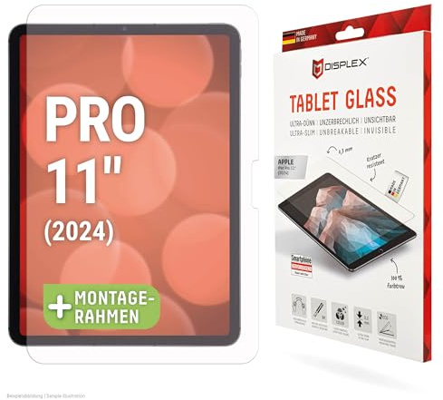 Displex Tablet Glass (9H) (Hybridglasfolie) für Apple iPad Pro 11'' (2024)