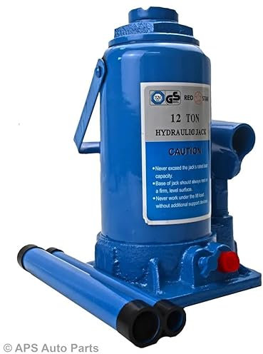 12 Ton Heavy Duty Hydraulic Bottle Jack Lifting Ram Car Van Boat Caravan