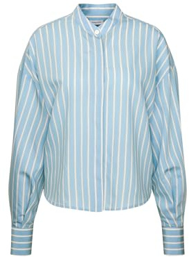 Seidensticker Damen Bluse - Stehkragenbluse - Oversized Fit - Bügelleicht - Stehkragen - Langarm
