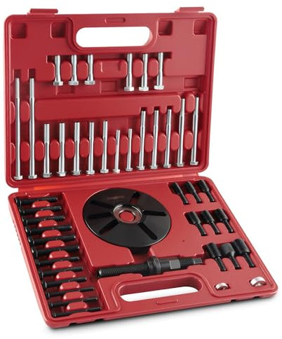 Reywoo Harmonic Balancer Puller and Installer Tool Set, Works as Flywheel Puller, Steering Wheel Puller, and Crankshaft Pulley Puller