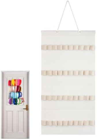 Filzband-Organizer, Taschenhalter zur Wandmontage, Filz-Kleiderbügel für Wandband | Haar-Organizer Wandhalterung für Schulschlafsaal, Schlafzimmer