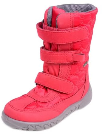Damen-Skischuhe, wasserdicht und Schnee-Winterstiefel, isolierte und atmungsaktive warme , Snowboard-Sportstiefel, Damen-Ski-Anti-Rutsch-Schuhe for kaltes Wetter, Schnee-Skischuhe, Skiausrüstung(RED,2