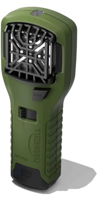 Thermacell Handgerät MR-300 tragbares Mückenschutzgerät, ohne Wirkstoffplättchen und Gas, Farbe:olivgrün