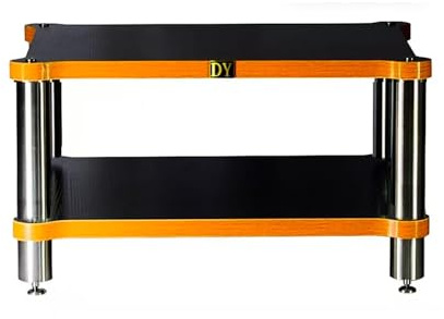 TAJMDGW AV Media Stand HiFi Racks Audio Storage Cabinet, Stereo Component Organizer Shelf, Amplifier Speaker Tower Cabinet Entertainment Stand Console(H 51cm)
