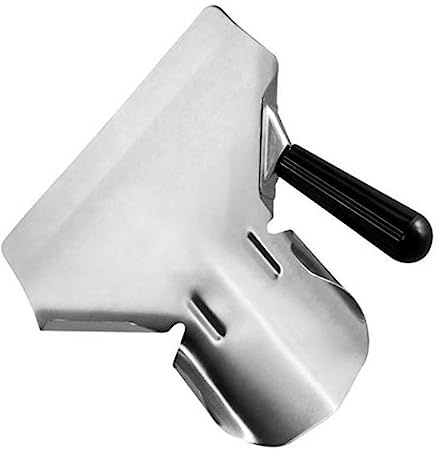 DONFAMDS Pala para Hielo y Cuchara Práctica para Papas Fritas, Acero Inoxidable Duradero, Ligera, Fácil de Limpiar, Diseño Ergonómico, Adecuado para Restaurantes y Uso en Cocina Profesional