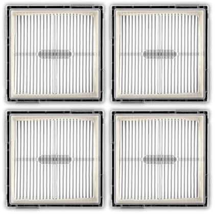 (4 unidades) Q10 S5 Filtro HEPA de repuesto compatible con Roborock Q10 S5+ robot aspirador, filtro sin bolsa, filtro sin bolsa, filtro de aspiradora, juego de accesorios