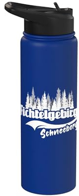 Fichtelgebirgler Spruch Schneeberg Fichtelgebirge Stainless Steel Insulated Water Bottle