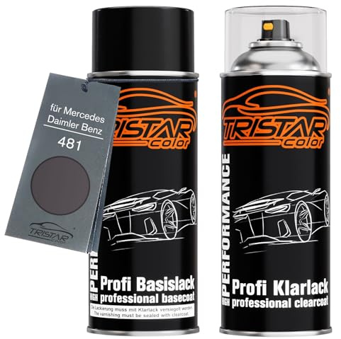 TRISTARcolor Billack sprayburk för Mercedes 481 Bornit Metallic + klarlack