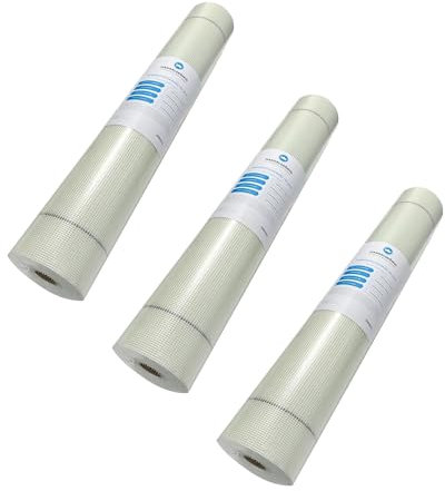 3 Rollen Handelskönig Armierungsgewebe 165 g/m² 100 cm x 50 m = insg. 150 m² Gewebe Fassade Putzgewebe Armierung