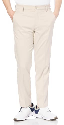 Amazon Essentials Pantalones de Golf Elásticos de Corte Recto para Todo el Día Hombre, Piedra, 32W / 31L