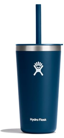 Hydro Flask 20 Oz All Around Tumbler Straw Lid Indigo