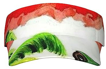 Apbdffjnf Puerto Rico Flag Frog Palm Trees Sun Visor Hats - Golf Visor for Women Men Adjustable Visor Hat Ladies Ponytail Baseball Cap Tennis Running Visors Cap