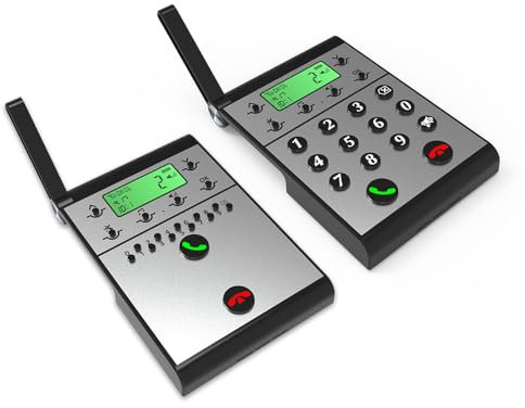 YIWENG Wireless Intercom System Smart Digital Voice Calling Machine Wireless Office Intercom Machine Telephone Intercom for Business Office House Calling Room to Room Intercom System