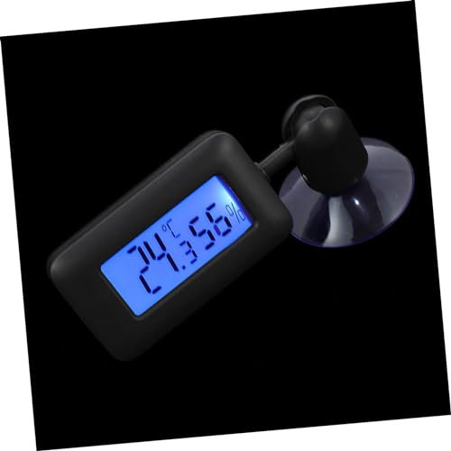 Happyyami Rotary Reptile Thermometer Mit Saugnapf Digitales Hygrometer Zur Temperaturmessung Im Terrarium Installieren Und Ablesbar Für Schlangen Und Echsen