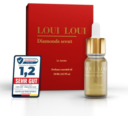 Loui Loui Parfüm Le Aswim Duftöl/Essential Oil 10ml in Geschenkbox für Diffuser Duftlampe Kerzenherstellung Aromatherapie Orange Bergamotte Ingwer