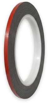 3M 3mm x VHB PT1100 Klebeband – Schwarz – 1,1mm Dick – Extra Stark für Auto, Spoiler & Zierleisten