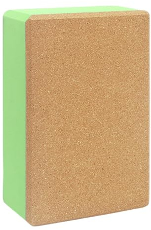 Kork-Yoga-Block-Set – Yoga-/Pilates-Steine, rutschfest, hochdichter Übungsblock, weiche, tragbare Übungsblöcke, Indoor- und Outdoor-Yoga-Zubehör, tragbar für Heimstudio