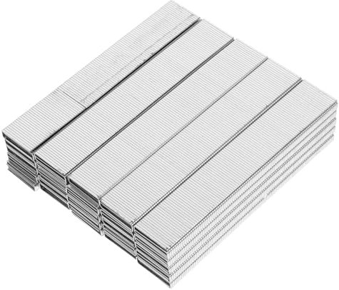 UKCOCO Grapas Metálicas Forma para Madera Clavadora Eléctrica Grapas para Muebles Proyectos de Manualidades Grapadora Resistente