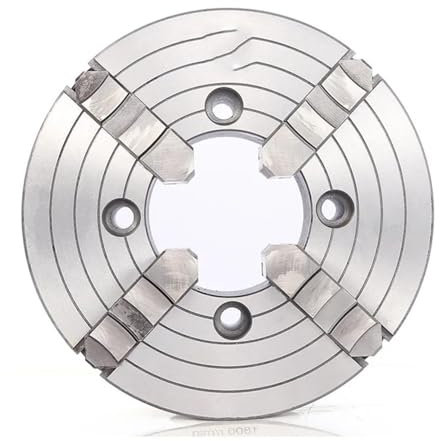 Metall-Drehfutter, 160 mm, 4 Backen, unabhängiges Spannfutter, K72-160, manuelles Drehfutter, Scroll-Spannfutter