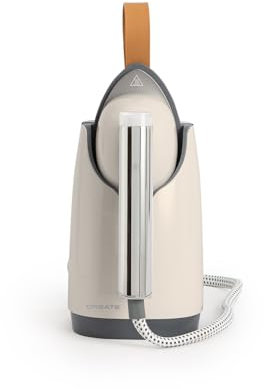 CREATE/IRON DUAL PRO/Fer à repasser vapeur horizontal et vertical 800 ml blanc cassé/Design 2 en 1, 4 modes de repassage, coup de vapeur et repassage à sec, semelle antiadhésive, 1630W