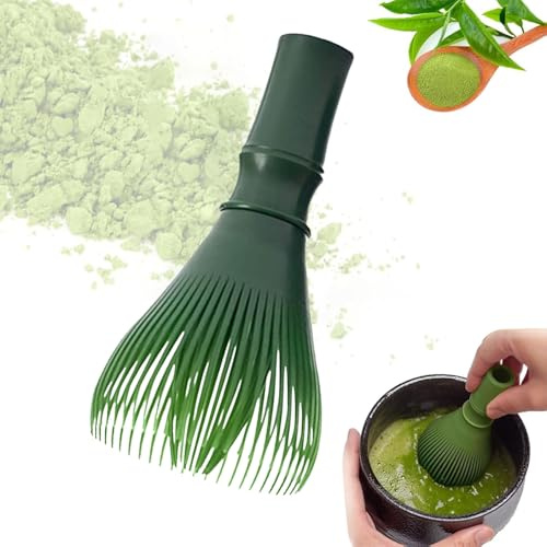 Nbbwwu Frusta con pennello Matcha, Frusta in polvere Matcha,Strumento per mescolare il matcha - per matcha per uso alimentare, mixer e agitatore per riutilizzabile, frusta per tè in