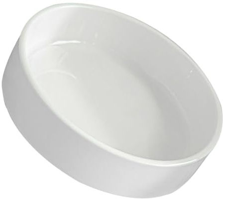 FUTUREORYY Vassoio in Materiale Smaltato per Idrocoltura per Piante, Sottovaso Tondo per Vasi di Fiori, Vassoio Raccogli Gocce per Piante da Interno