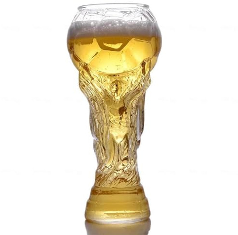Chope à Bière pour la Coupe du Monde de Football 2026, 800ml Apéro Foot Verre, Fan Foot Cadeau Cadeaux pour Homme,Papa,Fête des Pères