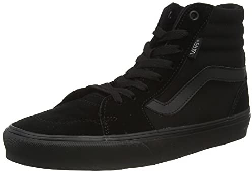 Vans Men's Sneaker, Suede Canvas Black, 10 UK