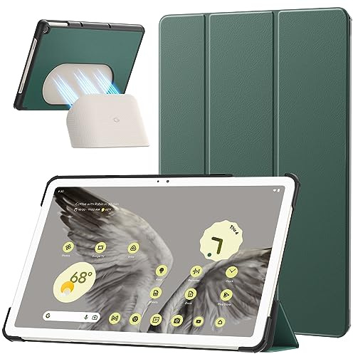MoKo Kompatibel mit Google Pixel Tablet Hülle 2023, Ständer Kratzfest Stoßfest Ultradünnes Schutzhülle für Google Pixel Tablet 2023, Armee Grün
