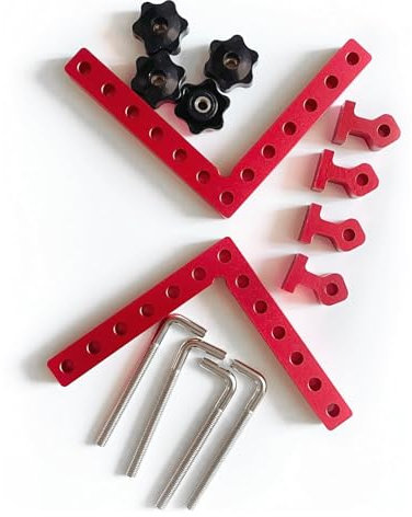 2pcs 90 Grad Positionierwinkel 140cm corner craft eckverbinder Holzbearbeitungswerkzeuge PräZise 90 Grad Winkelspanner Aus Aluminiumlegierung für Bilderrahmen Regalschränke