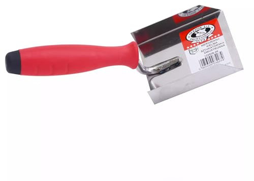 OLEJNIK J L PROFESSIONAL Spatola per stucco saldata su due lati faccia con manico bicomponente inox 80x90 mm per lavori di costruzione e ristrutturazione ad alta precisione paletta per muratura