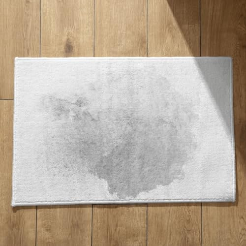 EHOMERY Zerbino Pulisci Scarpe da Esterno Tappeto Bagno Antiscivolo Lavabile Pittura A Inchiostro Zerbino Ingresso Interno Estivo Tappeto Doccia Angolare 50x80cm