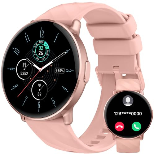 Smartwatch Uomo Donna, 1,39 Orologio Smartwatch Touch HD con Chiamata Bluetooth, 112+ Sportive Smart Watch con Contapassi Sonno Cardiofrequenzimetro SpO2, Impermeabile IP68 Orologio per Android iOS