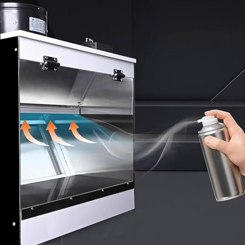 Tavolo da Lavoro for Cabina aerografo, Cabina di verniciatura for aerografo, Sistema di Scarico a Cortina d'Acqua e Illuminazione a LED con Sistema di Scarico a Cascata(40 * 50 * 40CM)