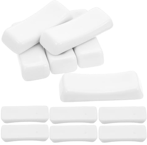Toyvian Support De Repose-Baguettes en CéRamique Blanche 12 PièCes Porte-Couverts Petit Format pour Restaurants HôTels Et Tables À Domicile