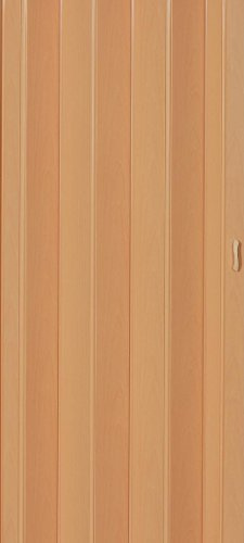 Falttür Schiebetür Tür buche farben Höhe 202 cm Einbaubreite bis 121 cm Doppelwandprofil Neu TOP-Qualität pi-043