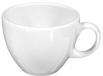 Cappuccinotasse 11,5 cm VIP. white uni 00003 12 Stück von Seltmann Weiden