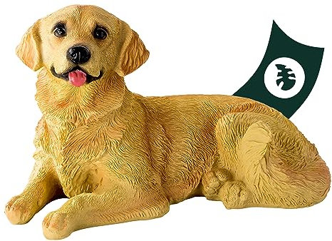 VERDOBA Gartendeko Hund - Gartenfiguren für außen - Deko Figur Hund - Polyresin - Hunde Figur Deko für Draußen