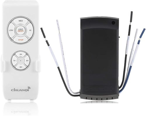 Wowlela Telecomando, Kit lampada ventilatore da soffitto Telecomando Kit Timing Telecomando Wireless per Home Office 220V Universale
